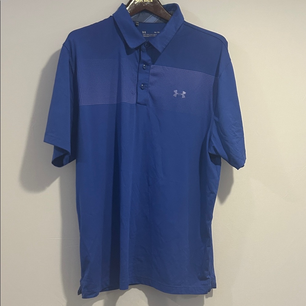 Under Armour Men's Royal Blue Polo Shirt